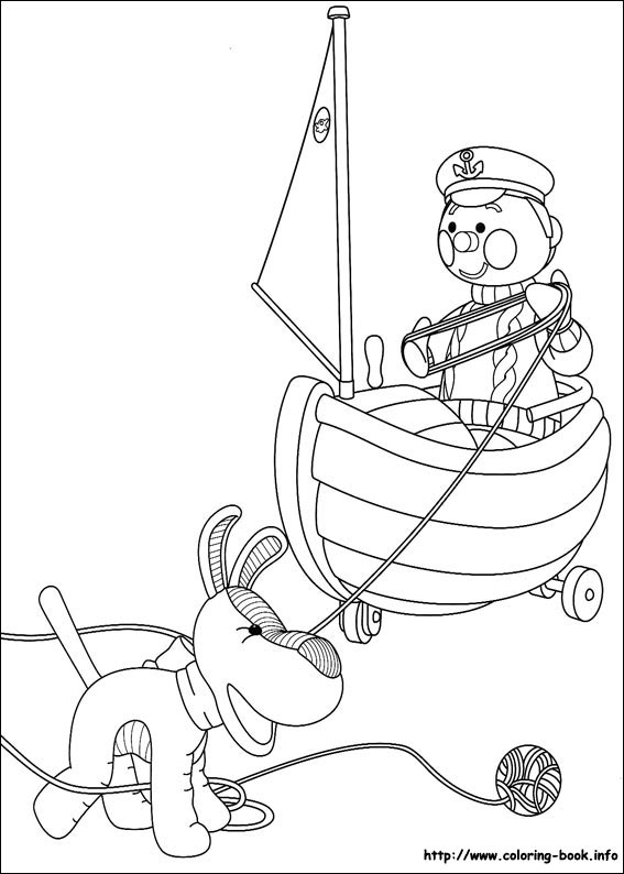 Andy Pandy coloring picture